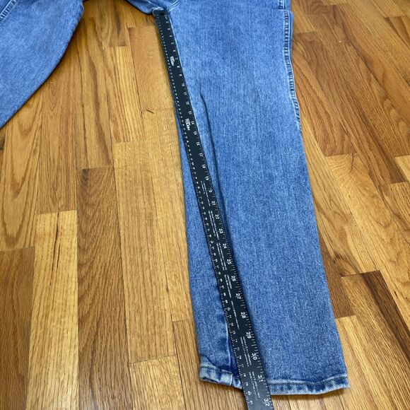 Wrangler jeans women's 7 32x31 light wash VTG button fly USA made high‎ rise - Picture 9 of 9